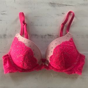 Pink Dream Angels Push Up Bra